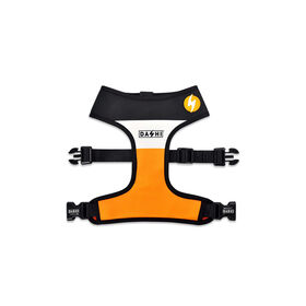 Peitoral Para Cão Neomesh Stripes3 Laranja E Preto M Dashi 1 Un