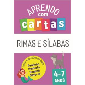 Aprendo Com Cartas - Rimas E Sílabas (4-7 Anos)
