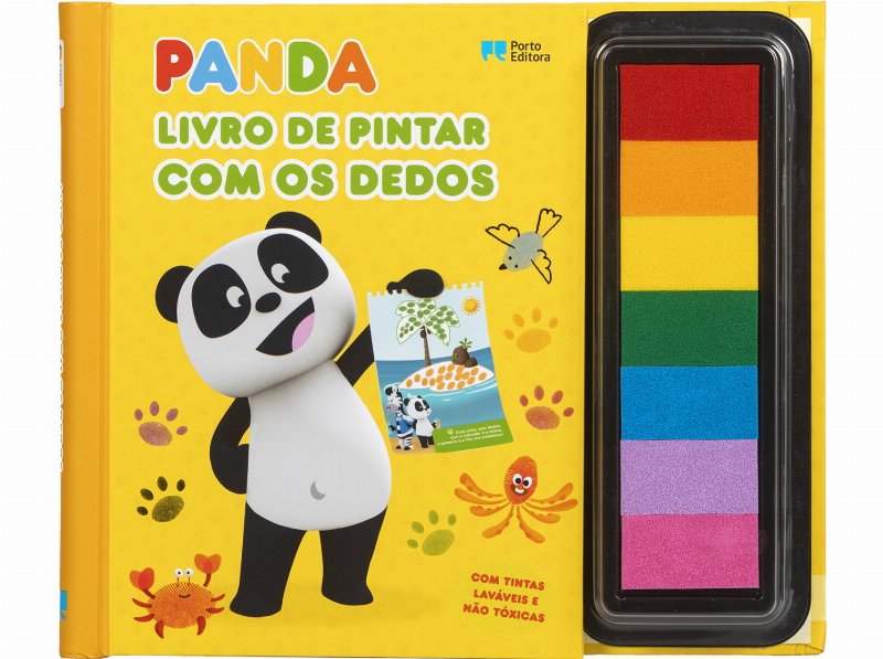 Livro Canal Panda - Livro De Pintar Com Os Dedos