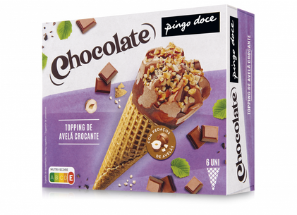 Gelados Cones Chocolate Pingo Doce 0.72L