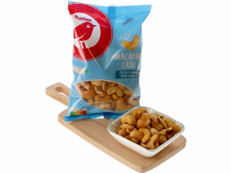 Cajú Com Sal Auchan 250 g