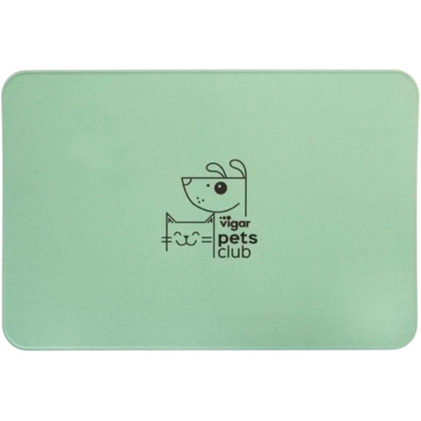Tapete Para Comedouro Verde 60X40Cm 1 unidade