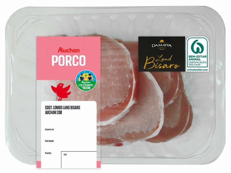 Costeletas Lombo De Porco Land Bisaro Auchan Cultivamos O Bom Kg