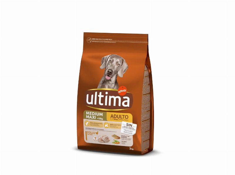 Ração Para Cão Ultima Médio/Maxi Com Frango 3 kg