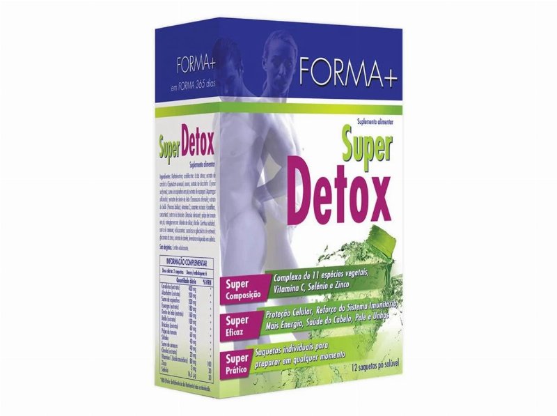Suplemento Forma+ Super Detox 12 Saq