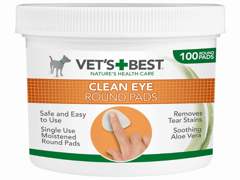 Toalhitas Vet's+Best Para Limpeza De Olhos 100 Unidades