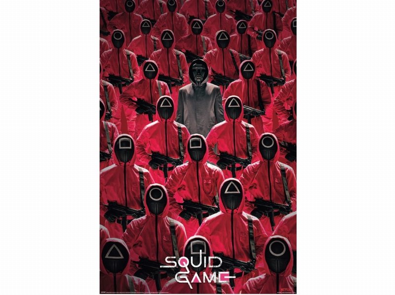 Poster Squid Game Crowd Erik