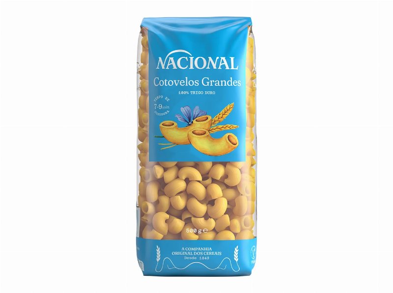 Massa Nacional Cotovelos Grossos 500 g