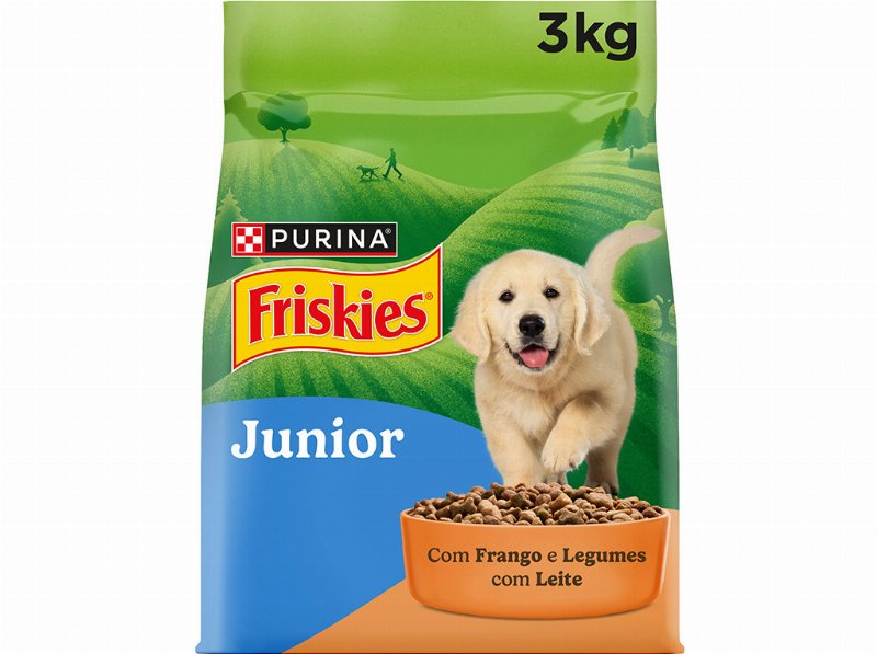 Ração Para Cão Friskies Júnior Com Frango 3 kg
