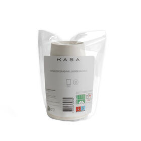 Conjunto 10 Copos Café Papel Branco 10 cl Kasa