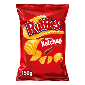 Batata Frita Sabor Ketchup Ruffles 150 gr