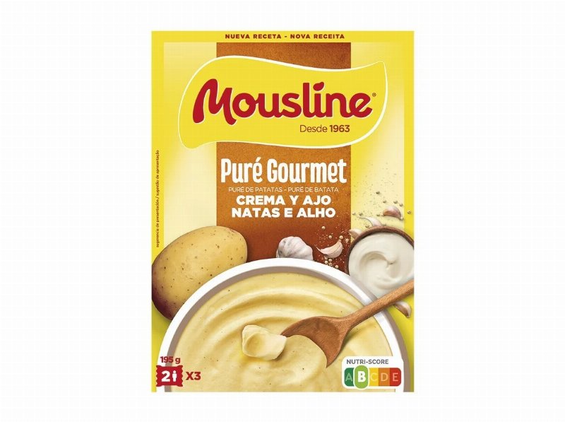 Puré De Batata Mousline Alho E Natas 195 g