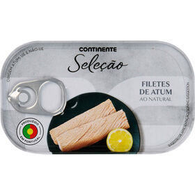Filete De Atum Ao Natural Continente Seleção 85 gr