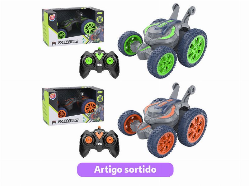 Veículo R/C One Two Fun Cobra Stunt 2.4 g Cores Sortidas