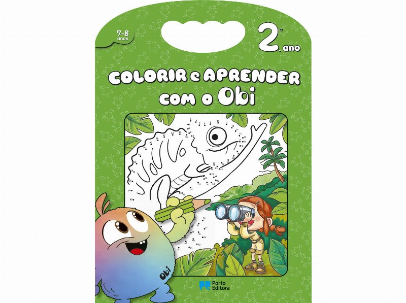 Livro Colorir E Aprender Com O Obi - 2.º Ano - 7-8 Anos