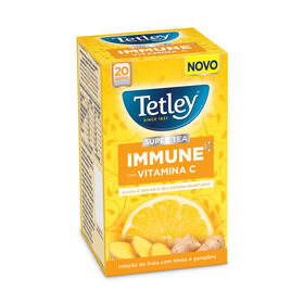 Infusão Limão E Gengibre Com Vitamina C Immune Saquetas Tetley 20 Un