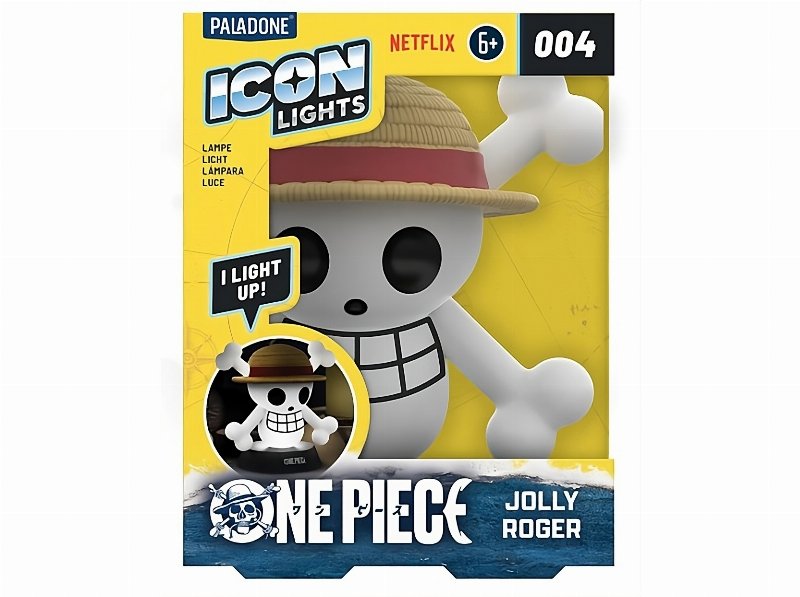 Candeeiro Icon One Piece Jolly Roger