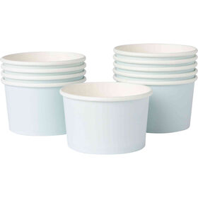 Conjunto 10 Taças 250 ml Papel Soft Azul Kasa