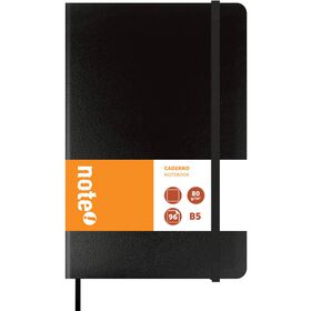 Caderno Agrafado B5 Com Elástico Liso Note!