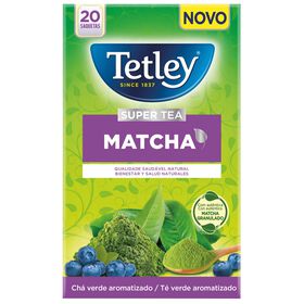 Chá Verde, Mirtilo E Matcha Saquetas Tetley 20 Un