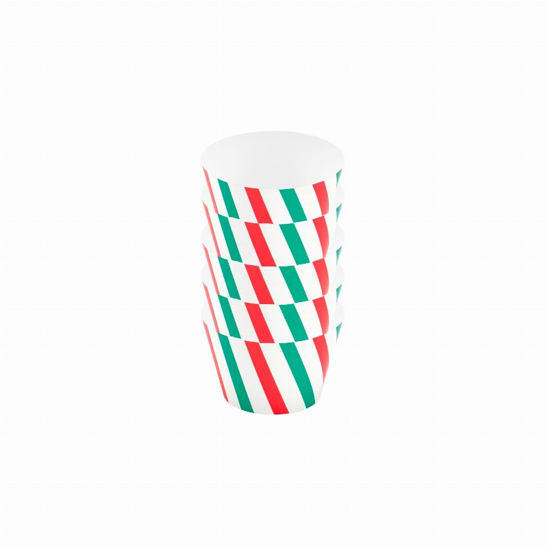 Pack 6 Embalagens Para Cupcakes Natal 6 Un