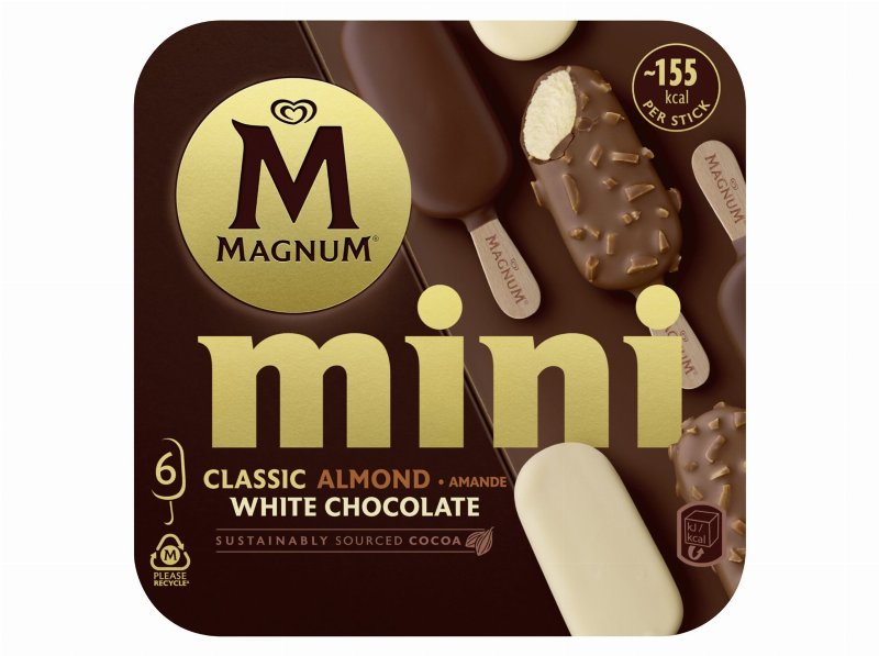 Gelado Magnum Multipack Mini 3 Chocolates 6X55 ml