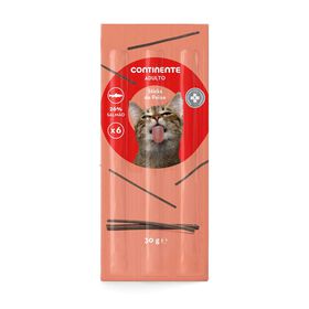 Snack Para Gato Adulto Sticks Salmão Continente 6 X 5 g