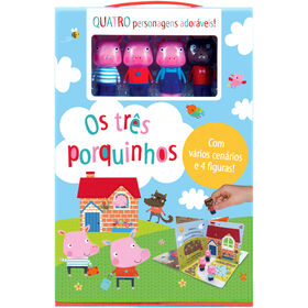 Os Três Porquinhos - Livro Com Fantoche