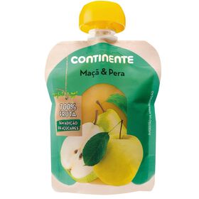 Saqueta De Fruta Maçã E Pera +8M Continente 90 gr