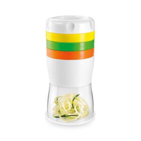 Espiralizador Aço Inoxidável 3 Lâminas Branco Handy Tescoma