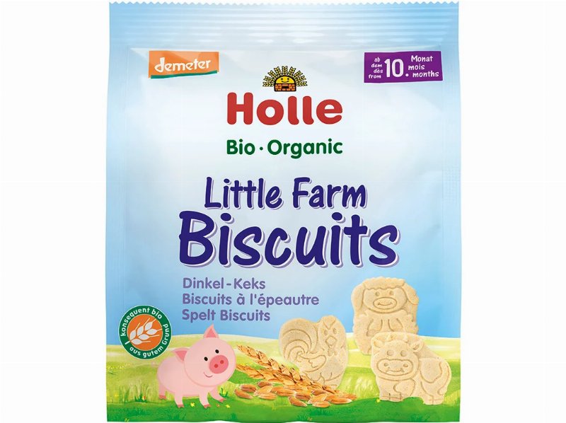 Biscoito Bio Holle Espelta Animais 10M 100 g