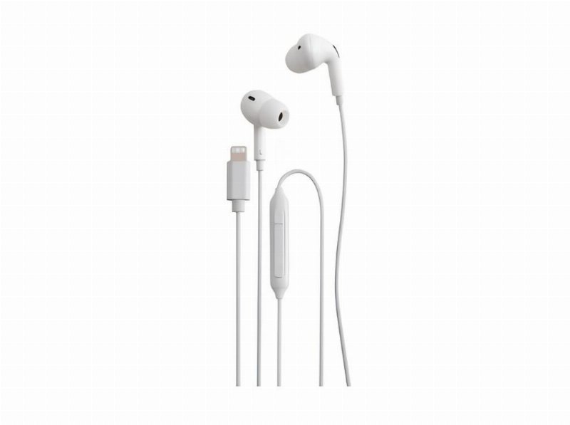 Auriculares Com Fio Lightning Qilive Q.1845 Brancos