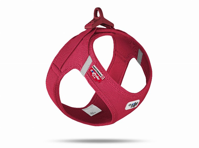 Peitoral Para Cão Curli Air Mesh Vermelho M
