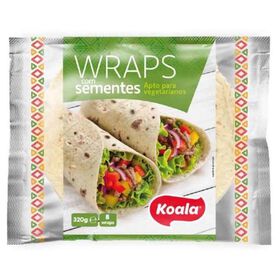 Wrap Cereais Com Sementes Koala 320 gr (8 Un)