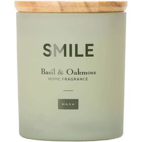Vela Em Copo Com Tampa 206 g Smile Verde Kasa
