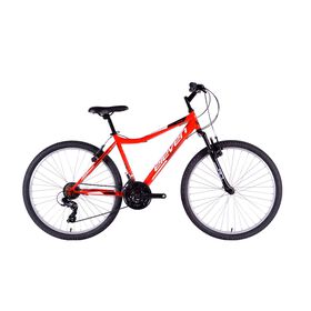 Bicicleta Adulto Com Suspensão Roda 26'' 21V Play Vermelha Eleven Sports