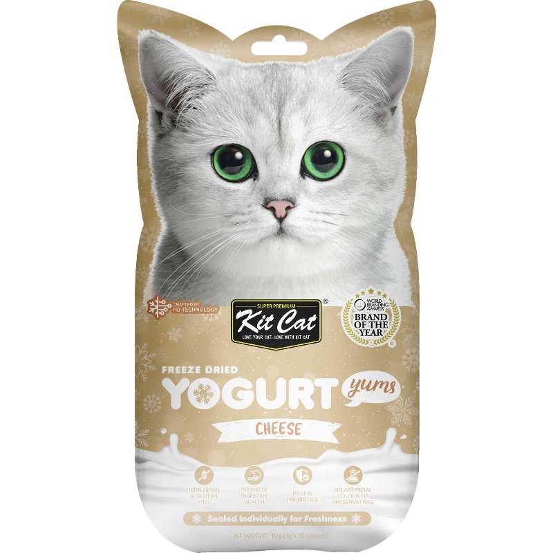 Iogurte Para Gato Queijo Kit Cat 10 gr