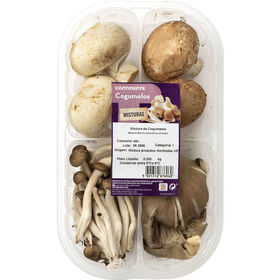 Mix Cogumelos Brancos, Marron, Shimeji E Pleurothus Frescos Continente 200 gr