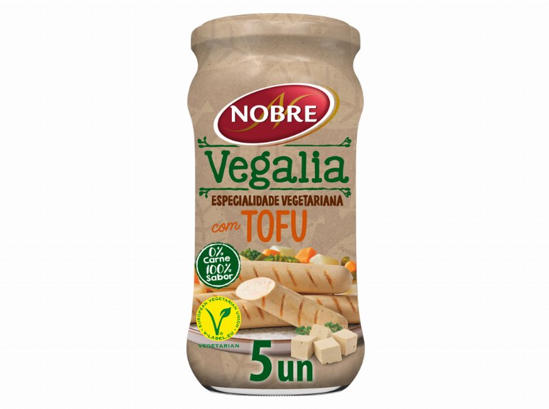 Salsichas Tofu Nobre Frasco 5 Un 360(200)G