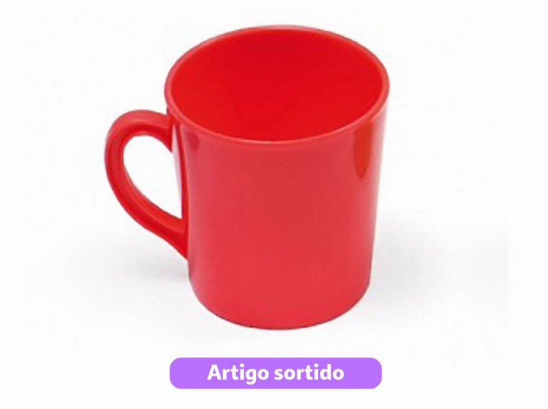 Caneca Domplex Plástico 80X85Cm Cores Sortidas