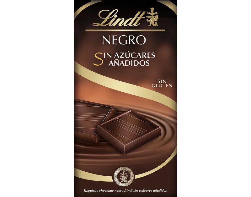 Chocolate Lindt Negro Sem Açúcar E Sem Glúten 100 g