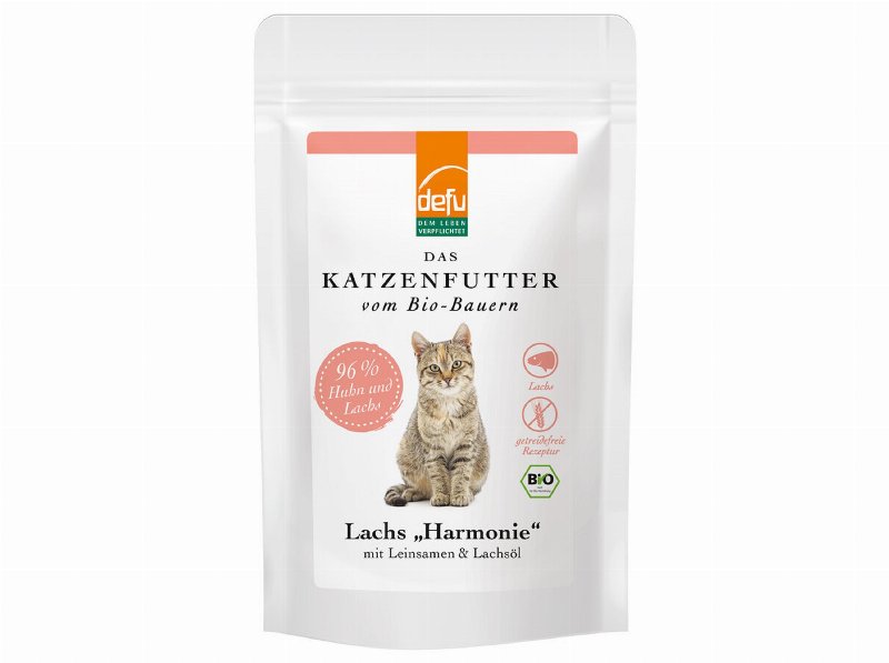Comida Húmida Bio Gato Defu Salmão Harmony 85 g