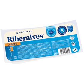 Lombos De Bacalhau 4 Meses De Cura Msc Congelado Riberalves 240 gr (1 Un)