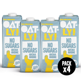 Bebida Vegetal De Aveia Sem Açúcar Oatly 4 X 1 Lt