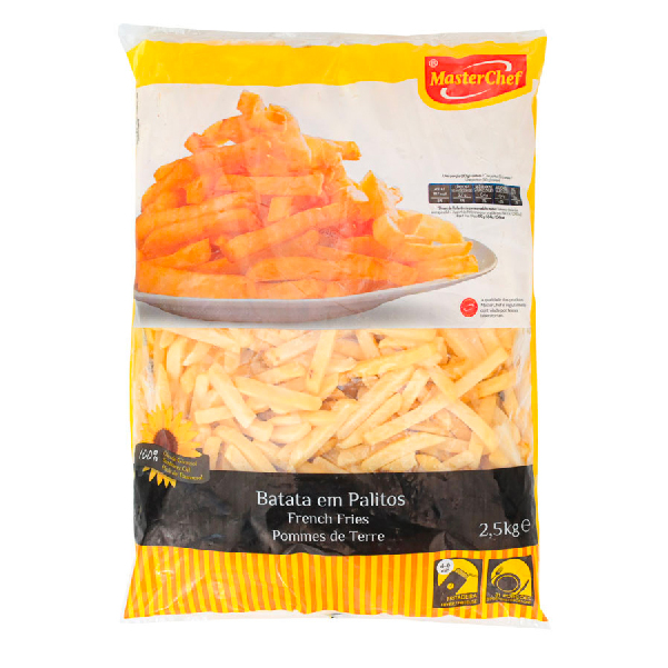 Batata Pré-Frita Palitos 10*10 2,5 kg Masterchef