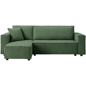 Sofá Cama 3 Lugares Verde Scott Kasa
