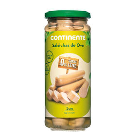 Salsichas De Ovo Frasco 5 Un Continente 420 gr (Peso Escorrido 220 gr)