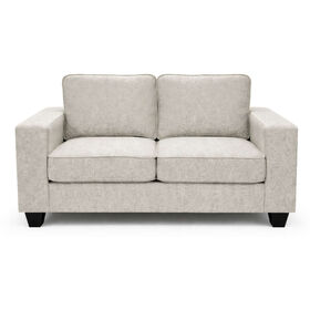 Sofá 2 Lugares 148X87X88Cm Leipzig Cinza Kasa