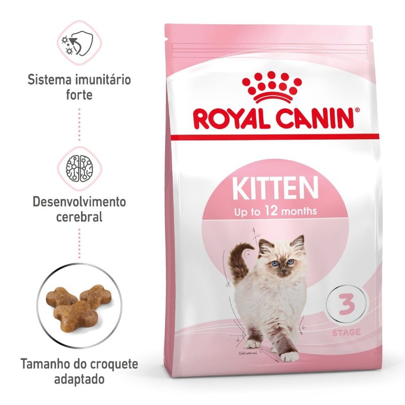 Ração Para Gato Kitten A Partir Dos 12 Meses 4 kg