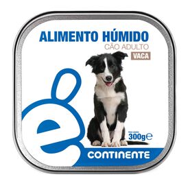 Comida Húmida Para Cão Adulto Vaca Terrina É Continente 300 g